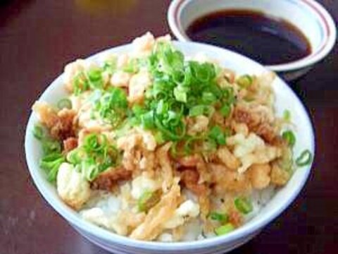 秘密の恥メシ。天かす丼